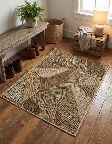 2' x 3' Easy-Clean Botanical Indoor / Outdoor Rug