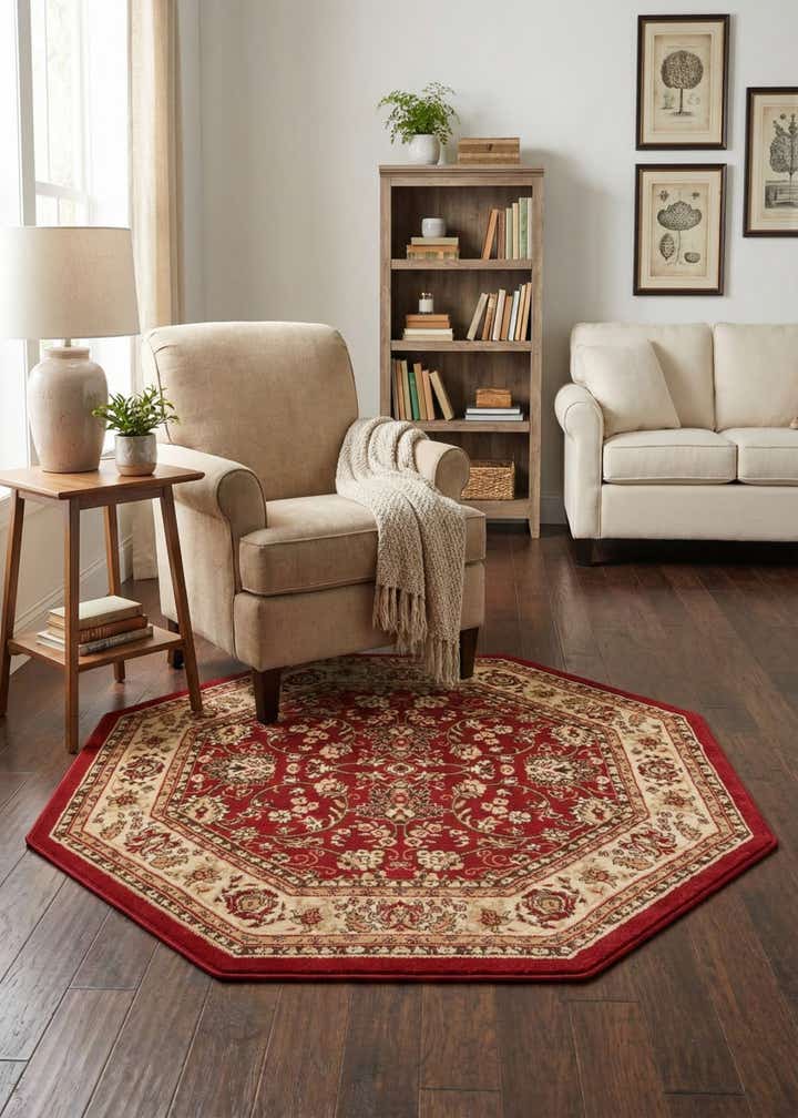 5' 3 x 5' 3 Yasmin Octagon Rug