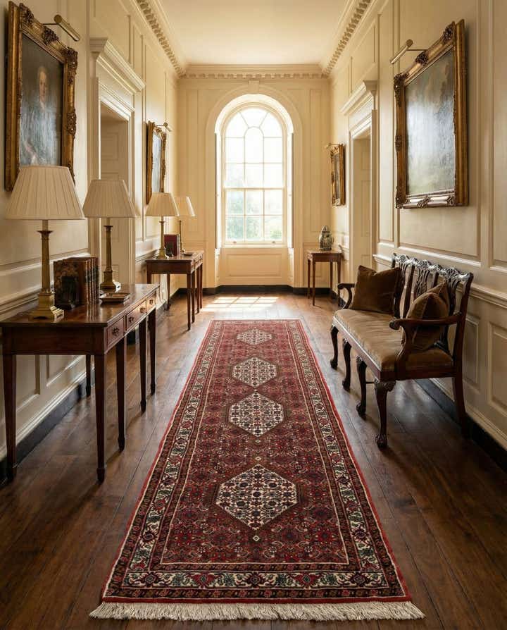 2' 6 x 10' 5 Bidjar Wool Runner Rug