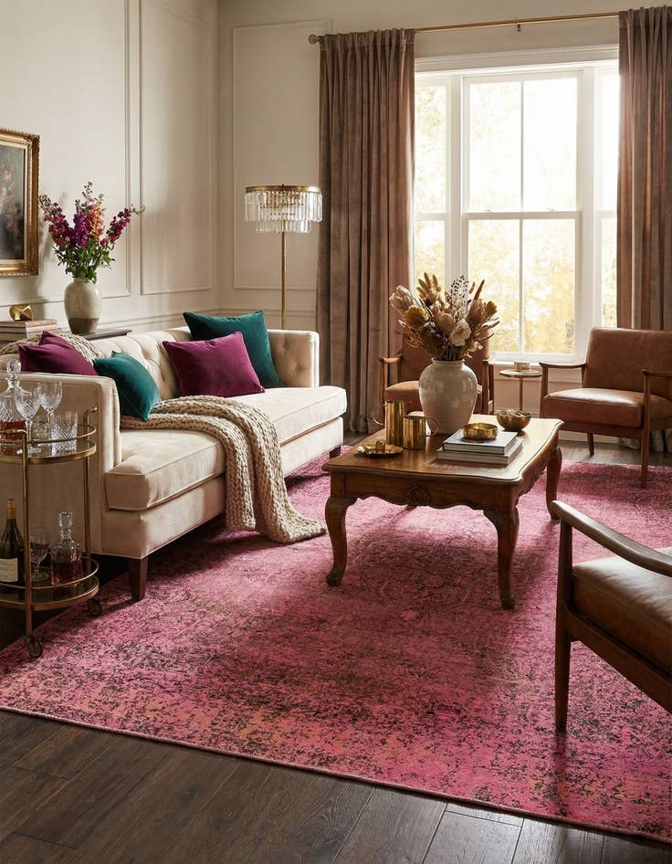 Detail image of 9' 10 x 12' 5 Vintage Royal Wool Rug