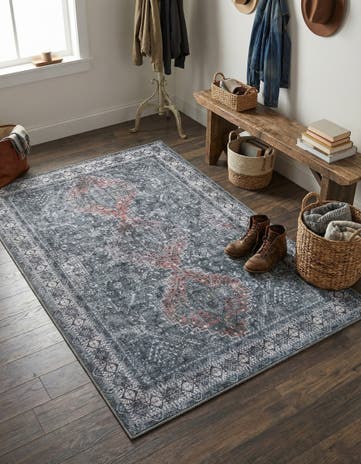 3' 6 x 5' 6 Washable Timeless Rug