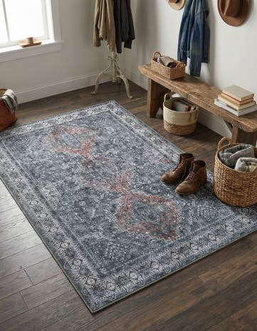 3' 6 x 5' 6 Washable Timeless Rug