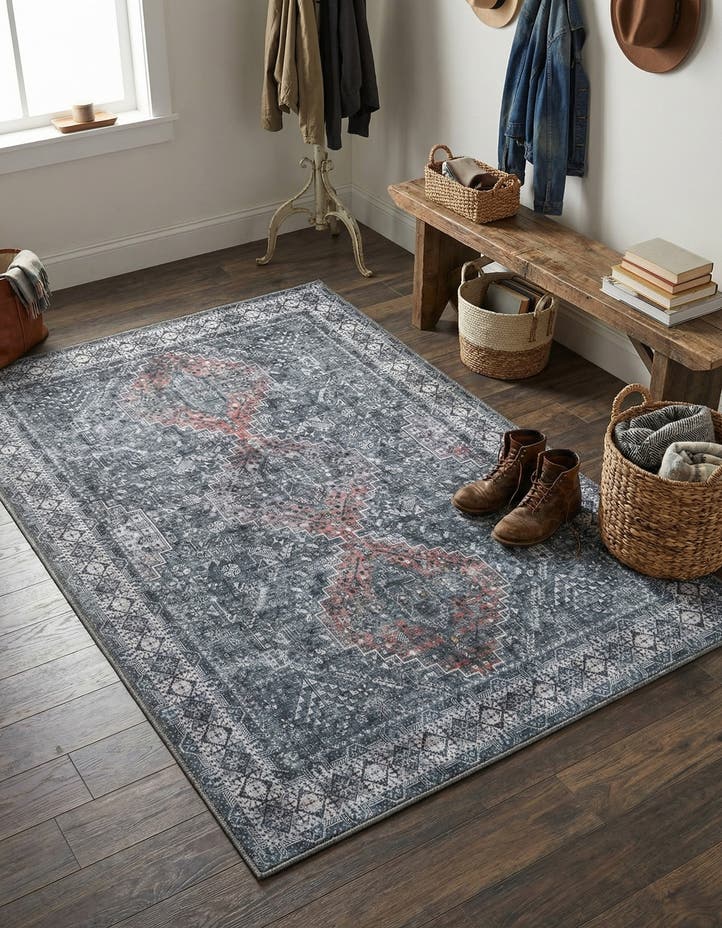 3' 6 x 5' 6 Washable Timeless Rug