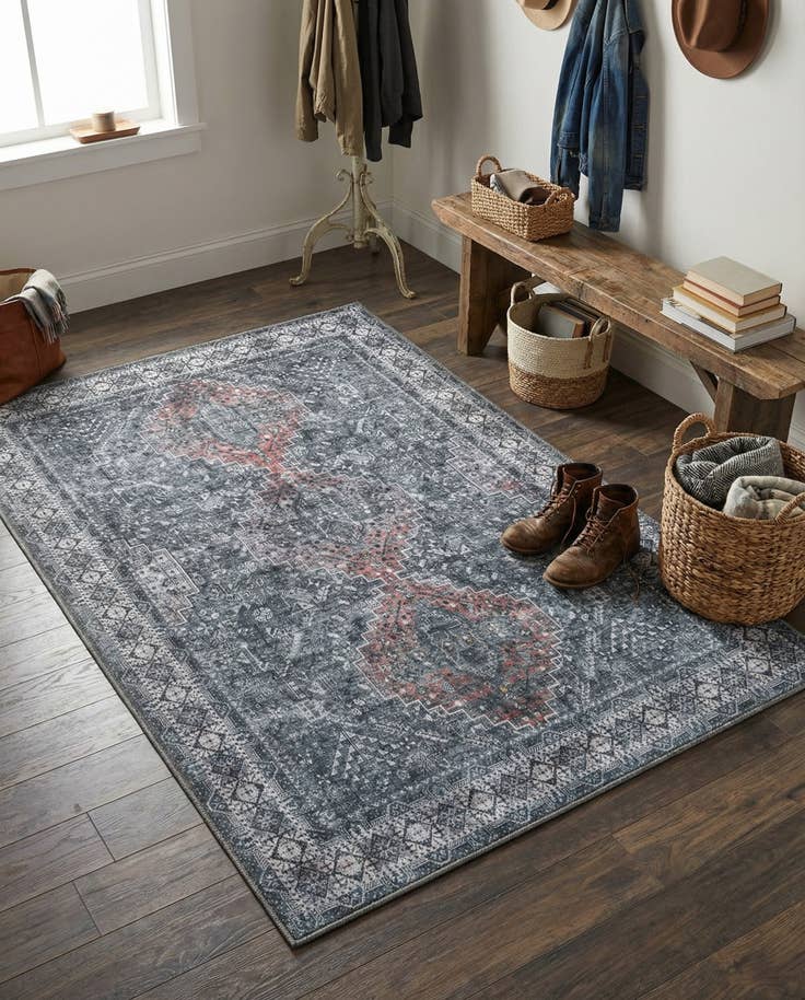 Detail image of 3' 6 x 5' 6 Washable Timeless Rug