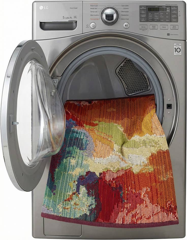 Detail image of  1' 4 x 1' 4  Washable Modern Indoor / Outdoor Sample Rug