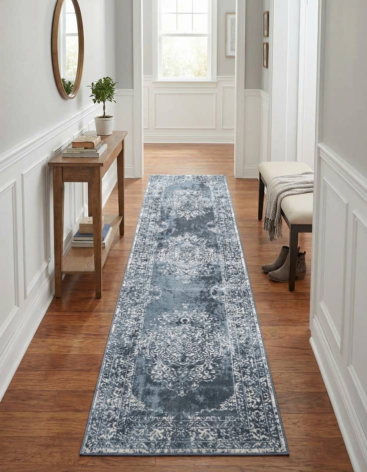 Detail image of 2' 7 x 12' Oxford Runner Rug