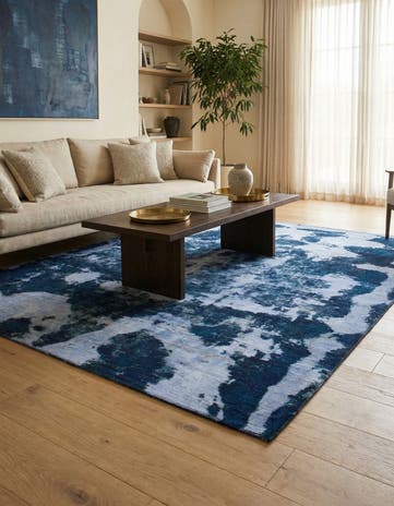 5' 8 x 8' 10 Hand Knotted Ultra Vintage Persian Wool Rug