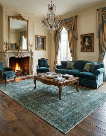 6' x 9' 1 Vintage Royal Rug