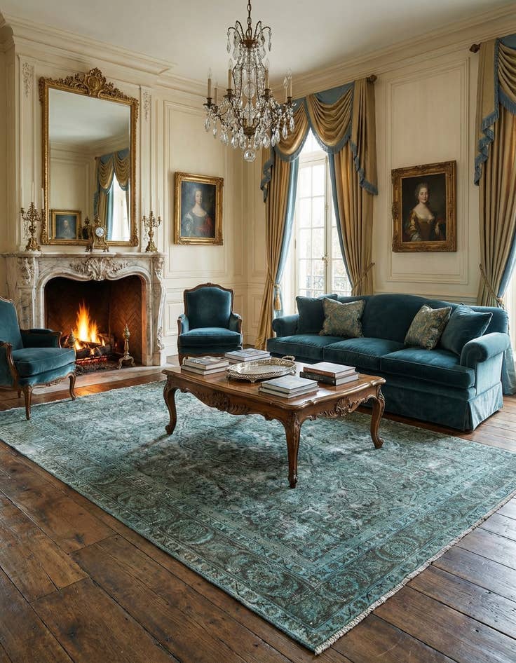 Detail image of 6' x 9' 1 Vintage Royal Rug