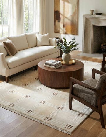 6' 7 x 9' 11 Hand Knotted Darya Wool Rug