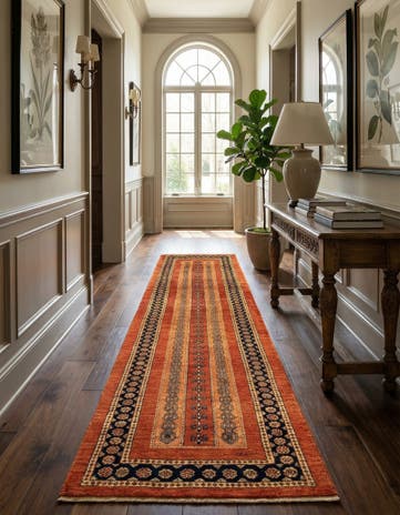 2' 8 x 13' 3 Luribaft Wool Runner Rug