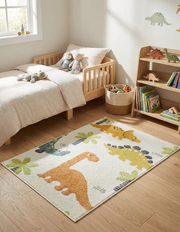 2' 2 x 3' 1 Dinosaur Whimsy Kids Rug