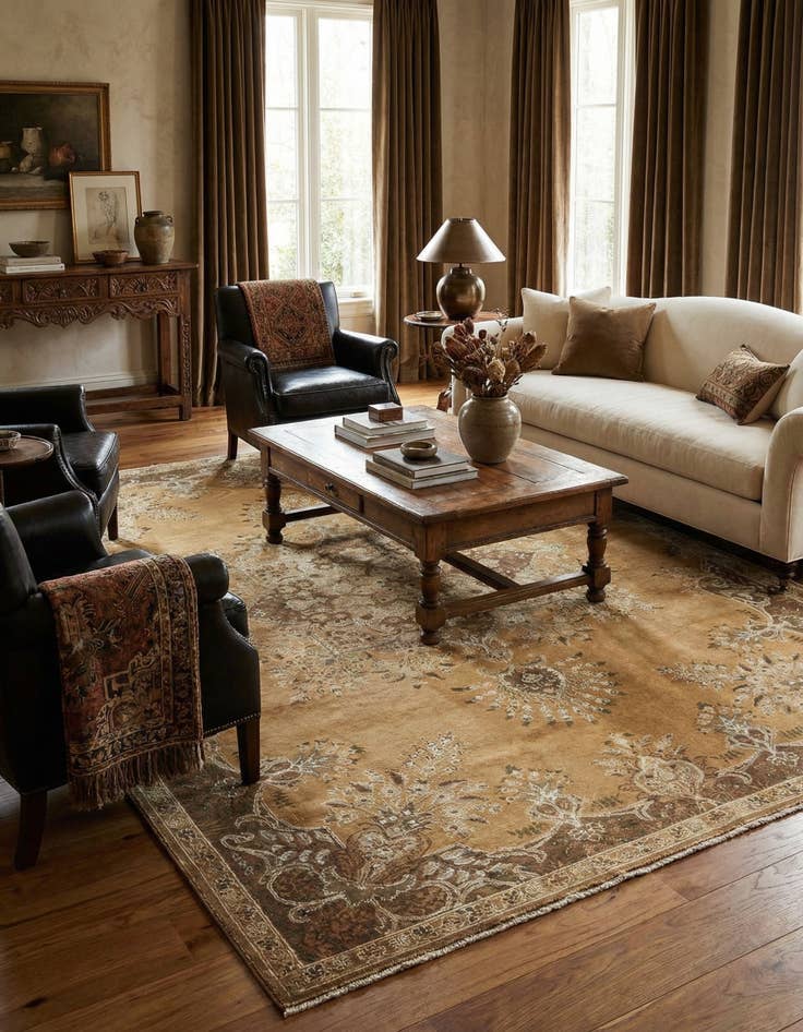 Detail image of 7' 9 x 10' 4 Arak Wool Rug