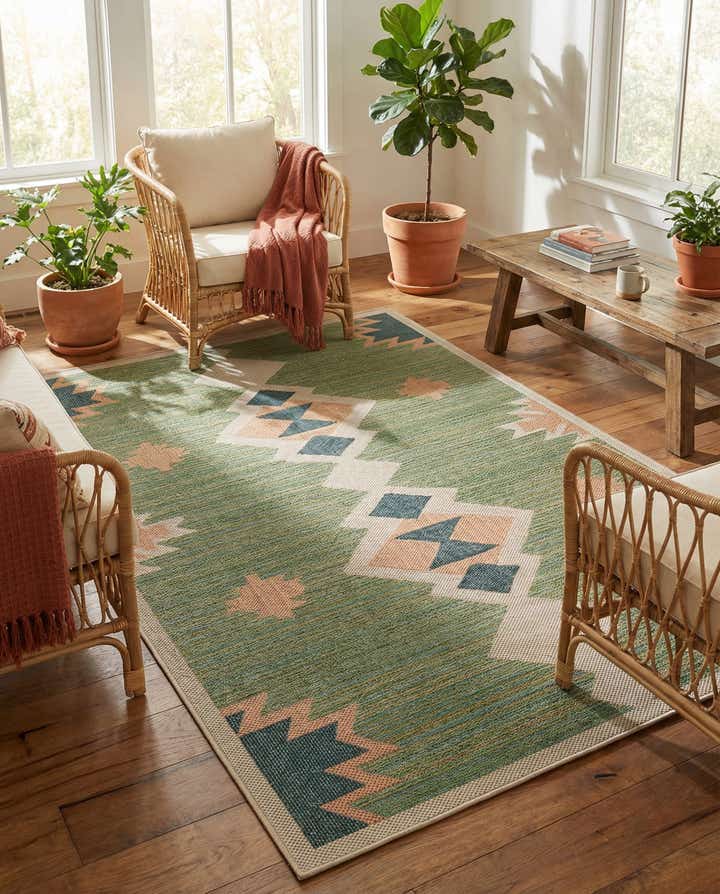 6' x 9' Easy-Clean Baja Indoor / Outdoor Rug