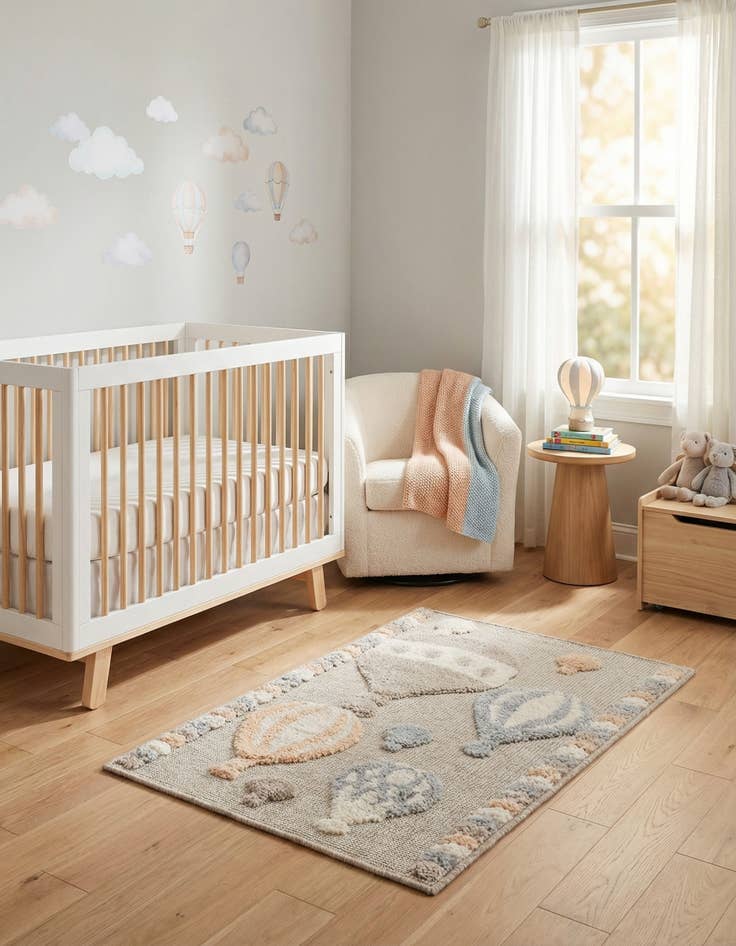 Detail image of  2' x 3' Whimsy Kids Rug