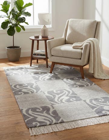 2' 8 x 5' 1 Hand Knotted Darya Wool Rug