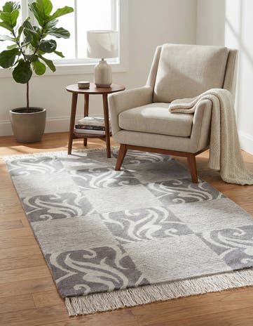 2' 8 x 5' 1 Hand Knotted Darya Wool Rug