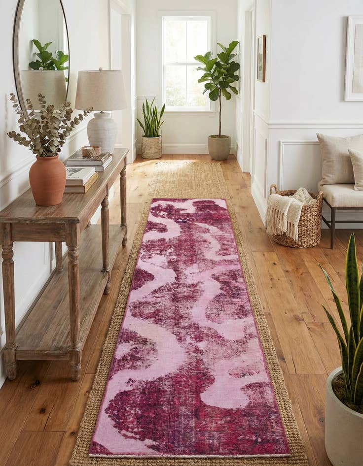 Detail image of 2' 7 x 10' 6  Hand Knotted Ultra Vintage Persian Wool Runner Rug