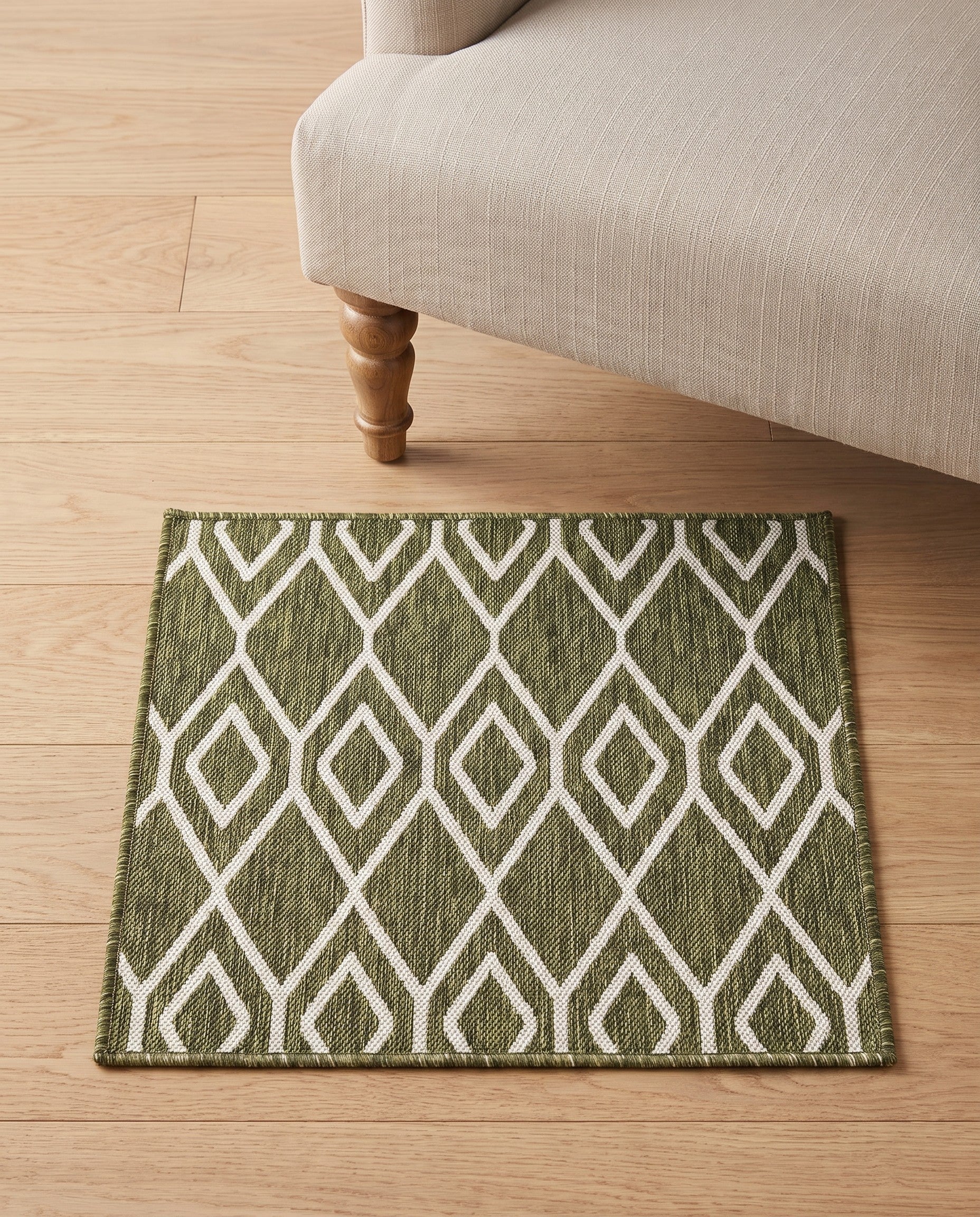 1' 4 x 1' 4 Easy-Clean Jill Zarin Turks and Caicos Indoor / Outdoor Sample Rug