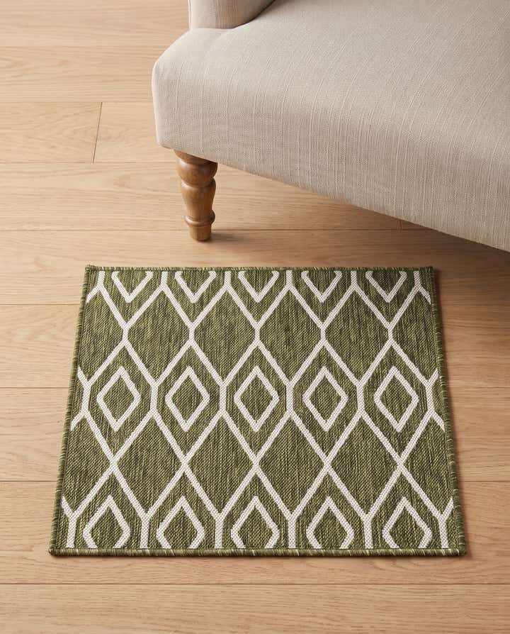 1' 4 x 1' 4 Easy-Clean Jill Zarin Turks and Caicos Indoor / Outdoor Sample Rug