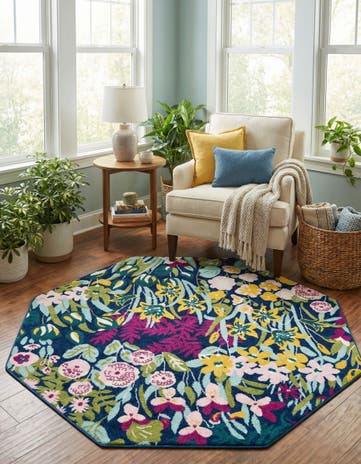 Bloom Octagon Rug
