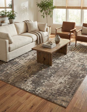 Gray Washable Theia Rug