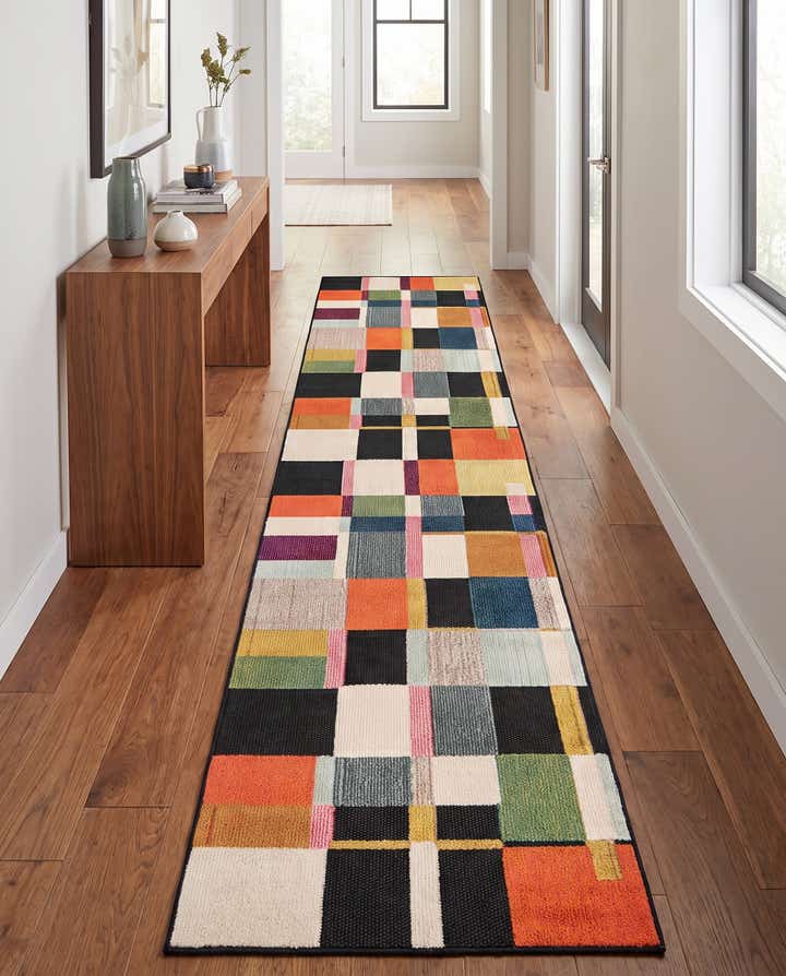 2' 7 x 12' Easy-Clean Casablanca Indoor / Outdoor Runner Rug