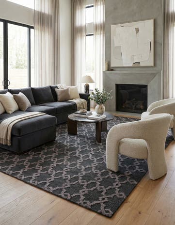 9' x 11' 9 Hand Knotted Darya Rug