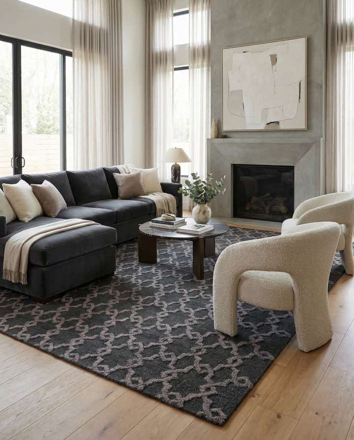 9' x 11' 9 Hand Knotted Darya Rug