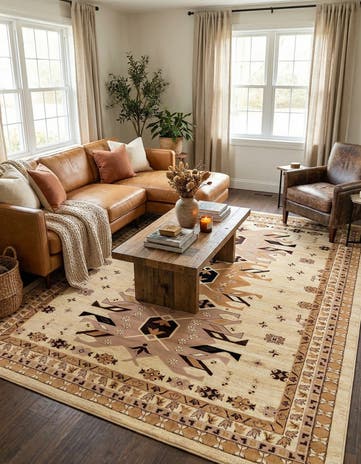 10' x 13' Heris Rug