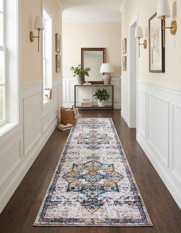 2' x 13' Washable Francesca Runner Rug