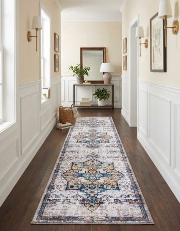 2' x 13' Washable Francesca Runner Rug