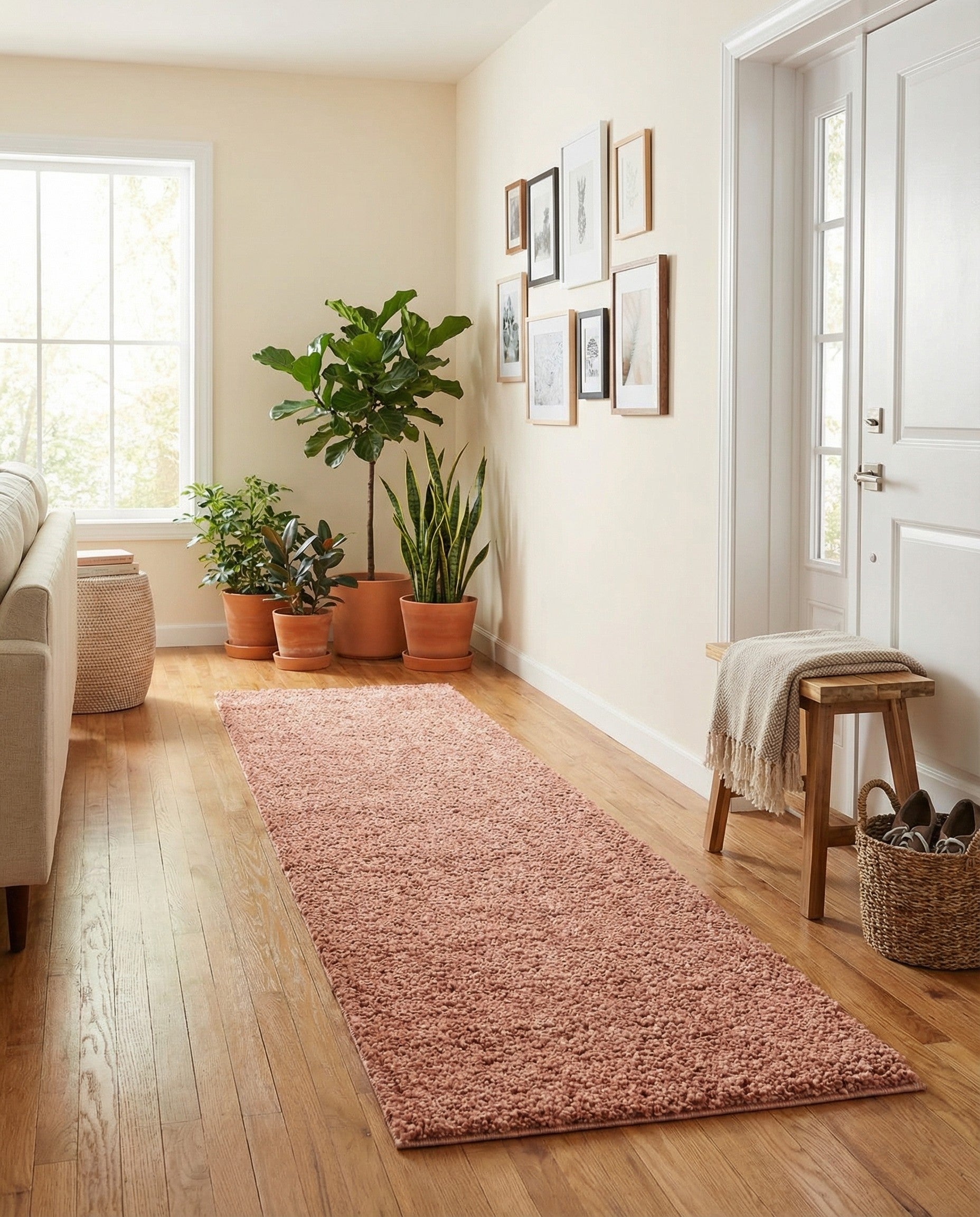  2' x 6' Jill Zarin Shaggy Chic Runner Rug