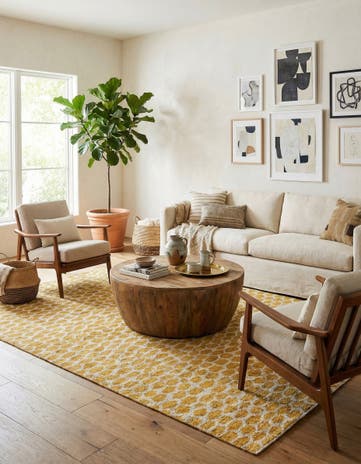 6' x 9' Hand Knotted Moroccan Wool Rug
