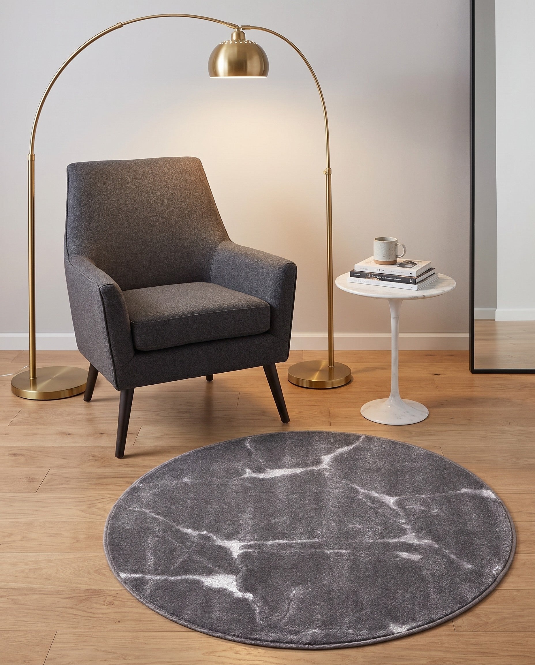 3' x 3' Vogue Geo Round Rug