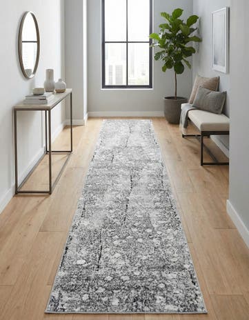 Dark Gray Sydney Runner Rug