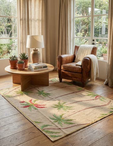 4' 10 x 6' 6 Hand Woven Kilim Suzani Wool Rug