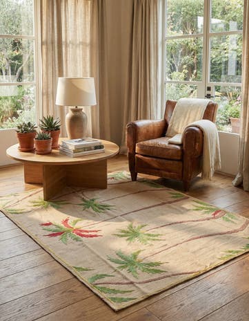 4' 10 x 6' 6 Hand Woven Kilim Suzani Wool Rug