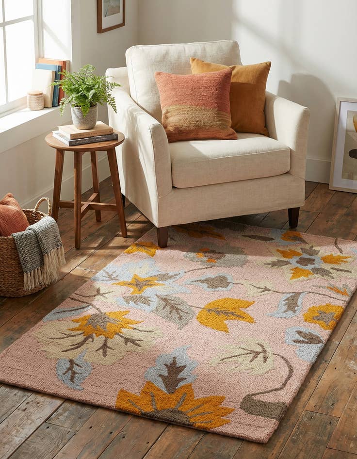 Detail image of 3' x 4' 10 Agra Rug