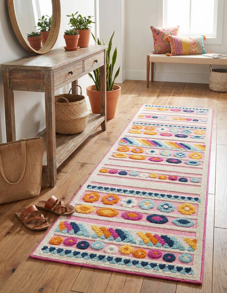 Detail image of 2' x 8' Easy-Clean Aruba Indoor / Outdoor Runner Rug
