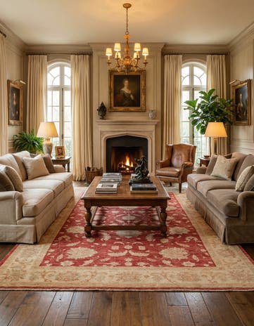 6' 7 x 10' Hand Knotted Peshawar Ziegler Rug