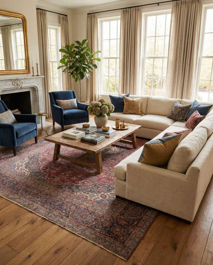 9' 9 x 13' 9 Hand Knotted Ultra Vintage Persian Wool Rug