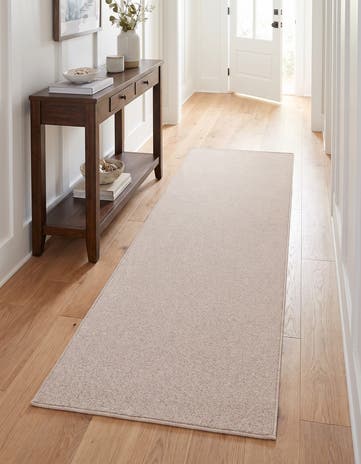 Sea Salt Ivory Everyday Solid Runner Rug