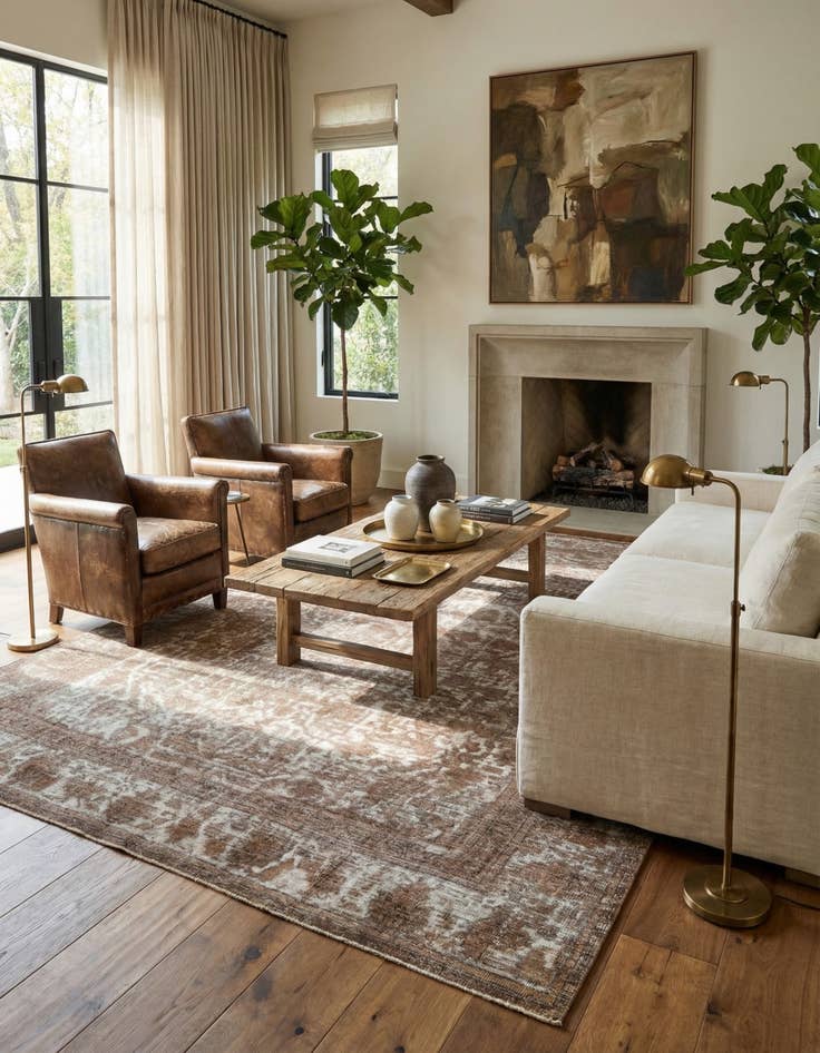 Detail image of  9' x 12' 1  Hand Knotted Ultra Vintage Persian Wool Rug