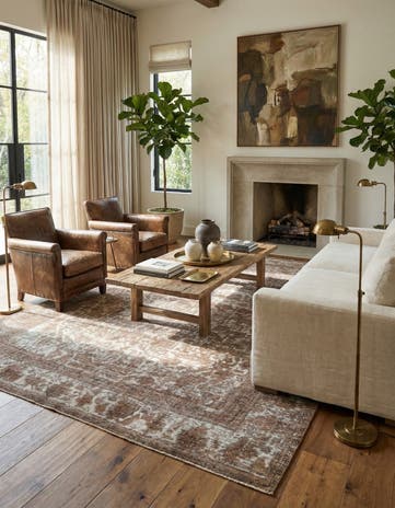 9' x 12' 1 Hand Knotted Ultra Vintage Persian Wool Rug