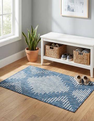 2' x 3' Easy-Clean Modern Indoor / Outdoor Rug