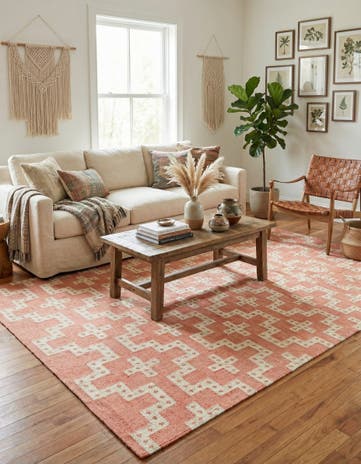 9' x 12' Hand Woven Kilim Wool Rug