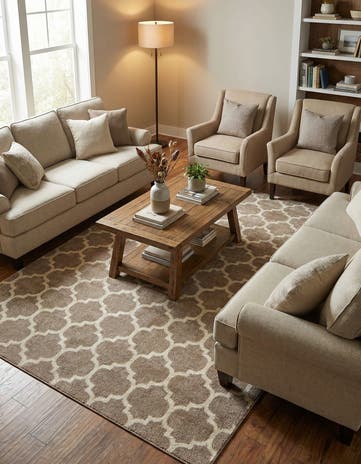 9' x 12' Lattice Rug