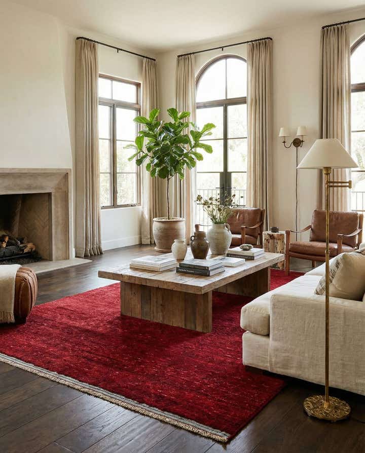 8' 9 x 12' 9 Hand Knotted Moroccan Wool Rug