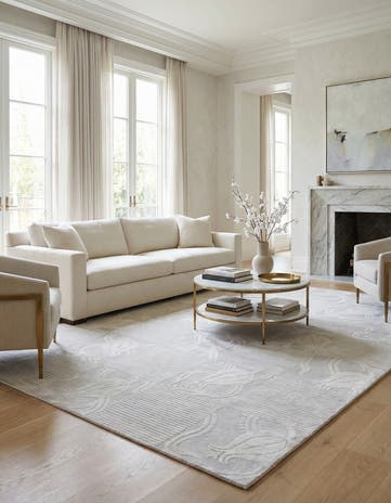 8' 2 x 11' 9 Hand Knotted Darya Wool Rug
